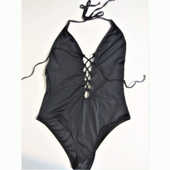 4th and Ocean by Sophie and Trey Other - Sexy Sophisticated Black Lace Up One Piece Suit